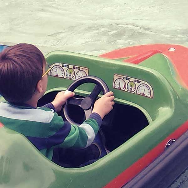 bateaux au Parc tête d'or